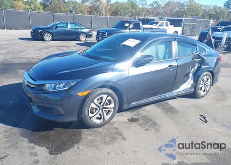 2017 Honda Civic Lx из США, поврежденный, VIN 19XFC2F52HE018180